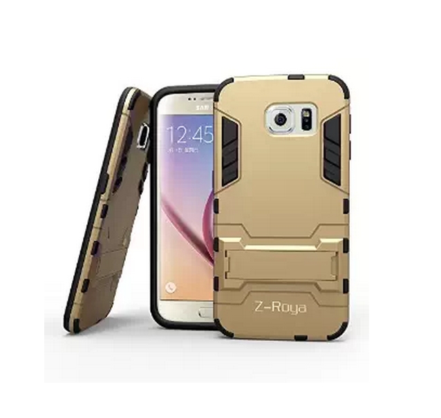 Galaxy S6 Case  Robot-Bear Dual Layer Protective Hybird Armor Case Slim Fit